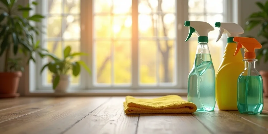 Nettoyage printemps &eacute;cologique grand m&eacute;nage naturel a&eacute;ration maison saisonnier renouveau