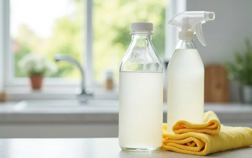 Vinaigre blanc d&eacute;tartrage naturel nettoyage &eacute;cologique d&eacute;sinfection maison
