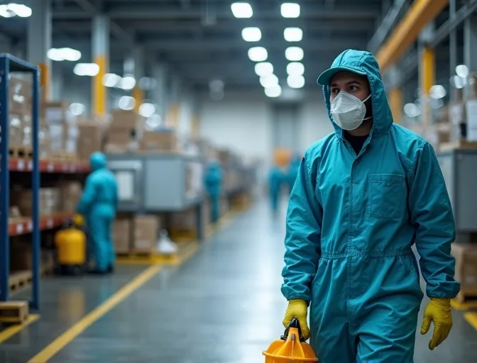 D&eacute;sinfection industrielle usines