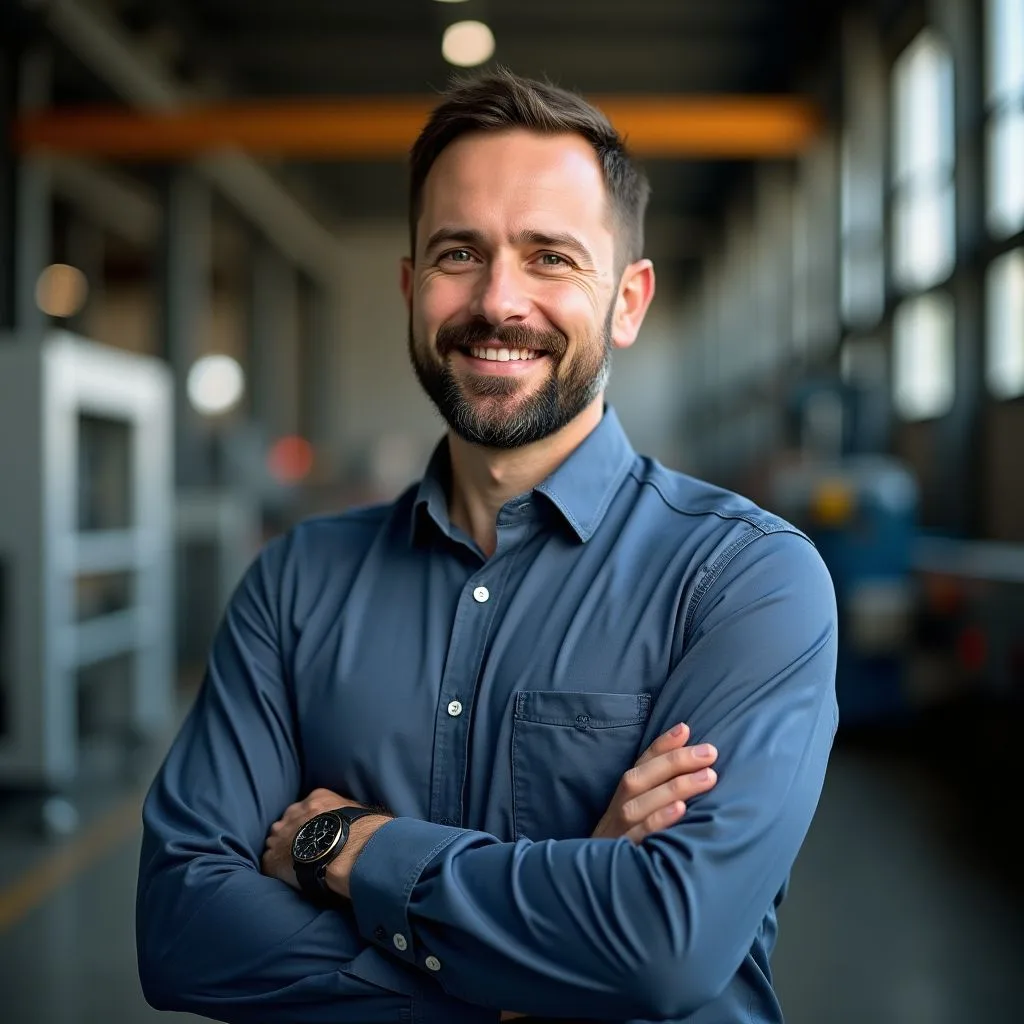 Laurent Rousseau responsable usine