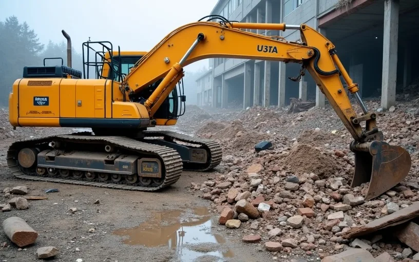 Nettoyage de d&eacute;molition