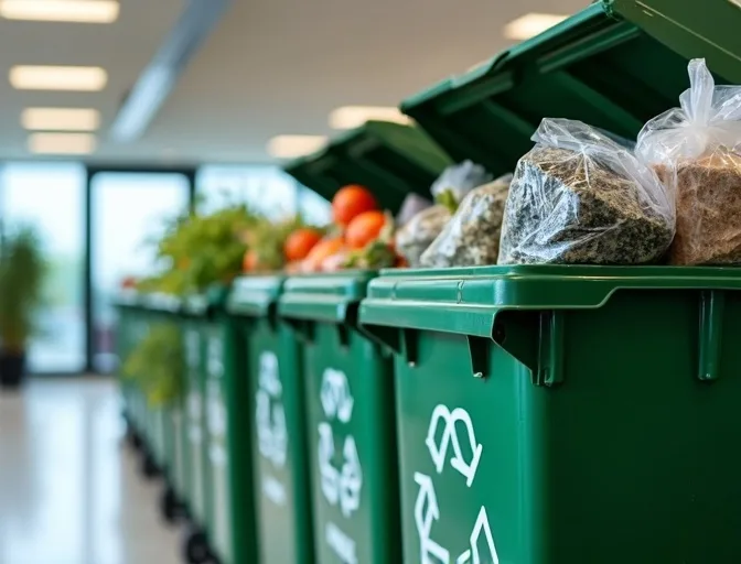 Gestion professionnelle des d&eacute;chets et recyclage dans un environnement de bureau