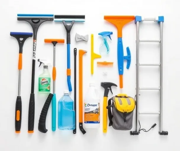 &Eacute;quipements modernes de nettoyage de vitres