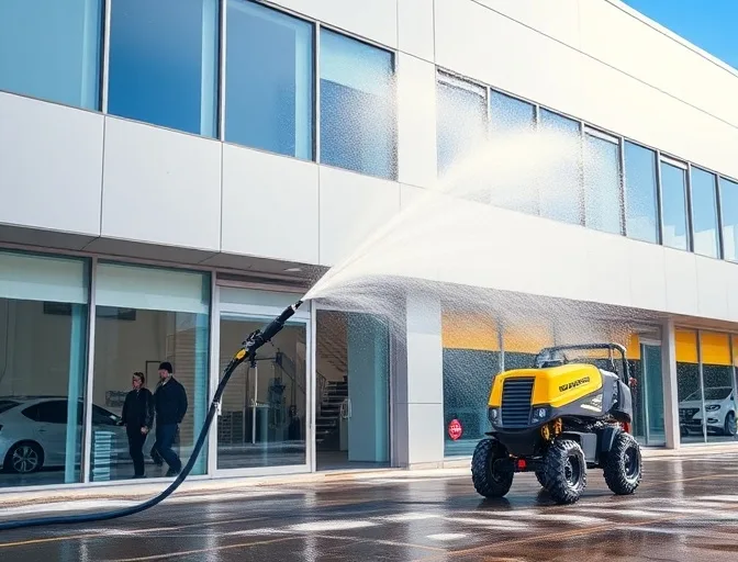 &Eacute;quipement de nettoyage haute pression professionnel